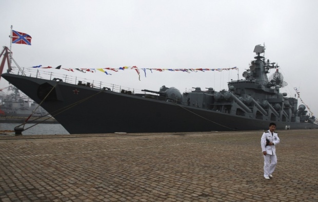Китай и Русия започнаха съвместни военноморски учения